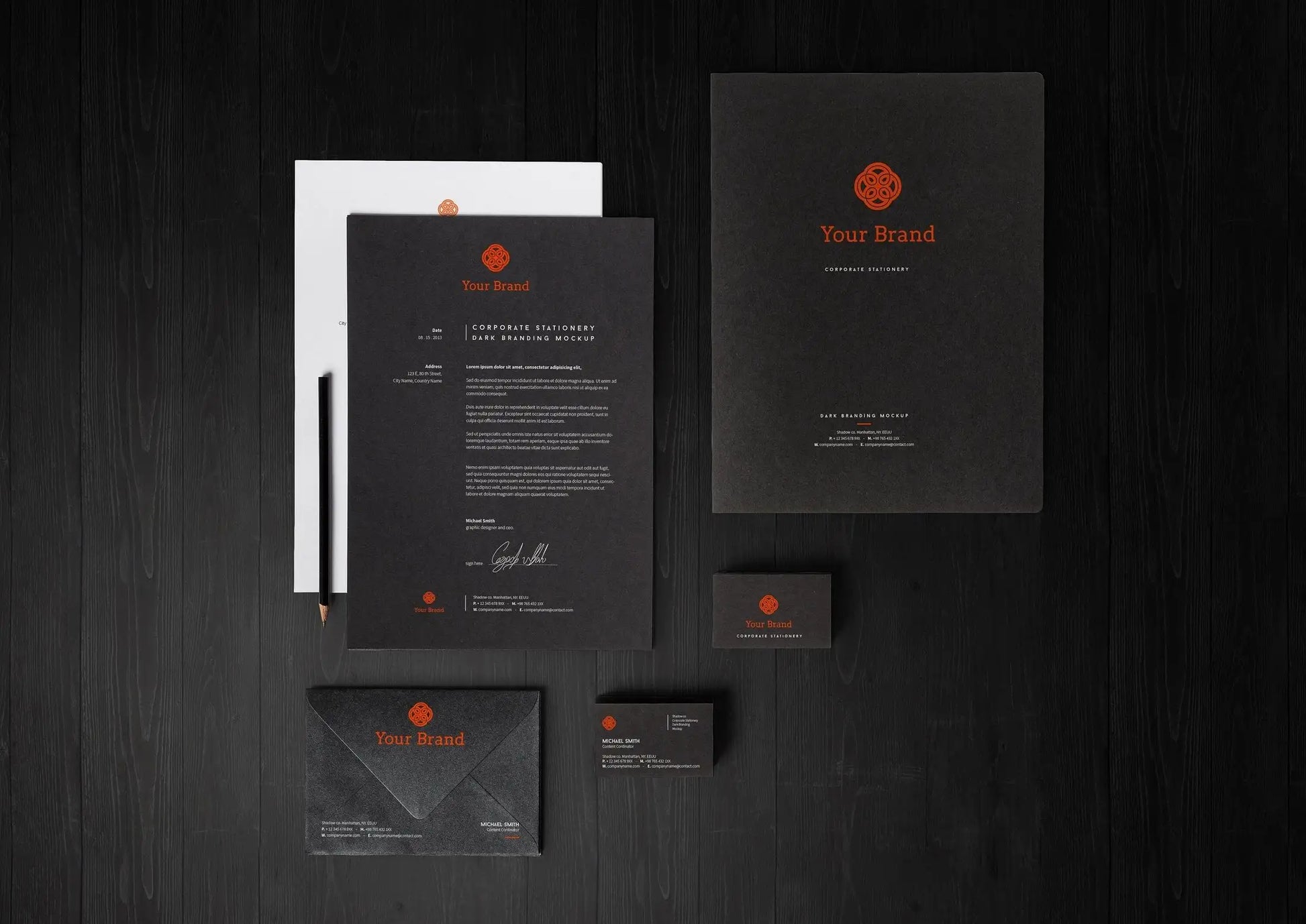 Identity Mockup corporate best mockup for persons