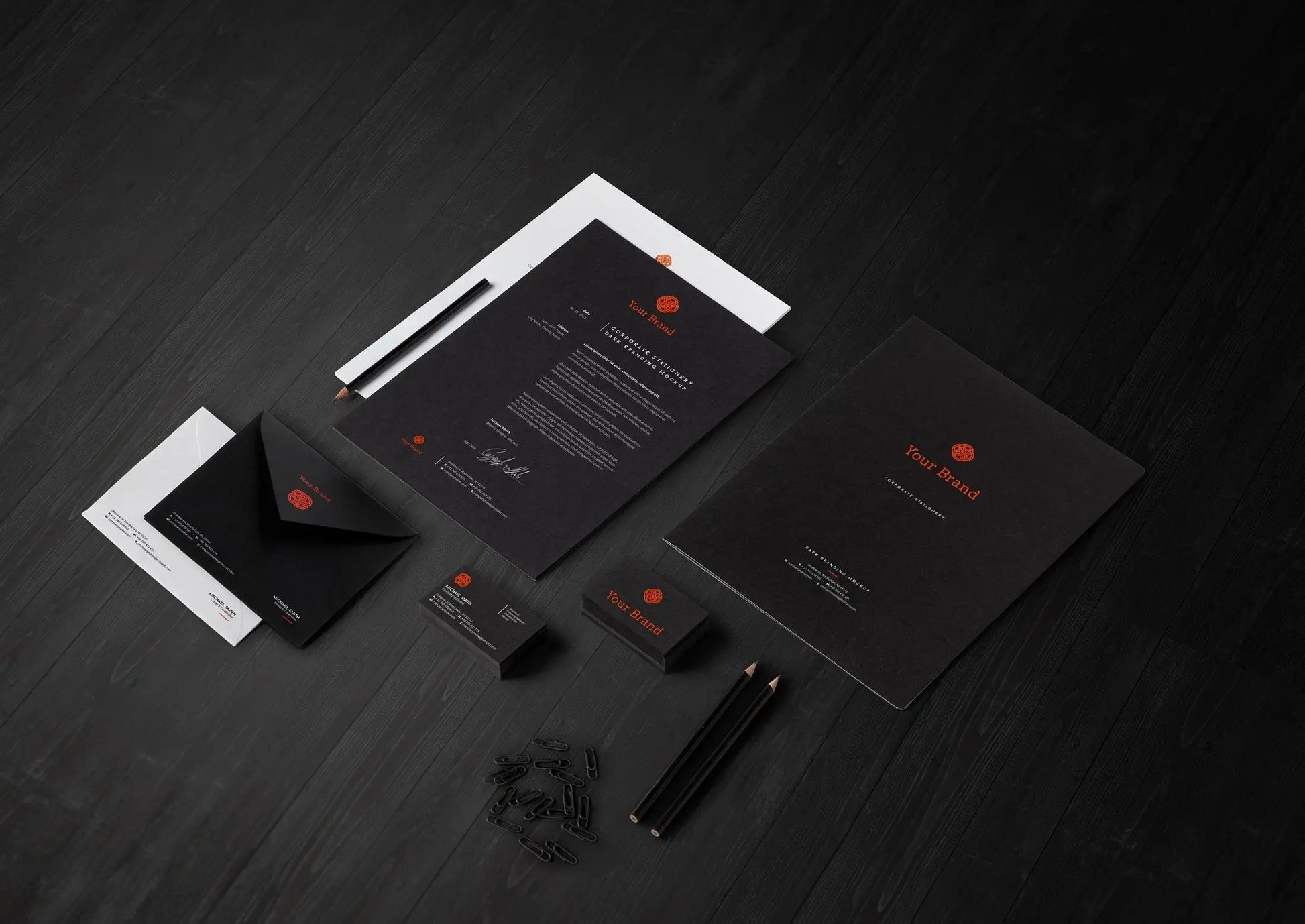 Identity Mockup corporate best mockup for persons