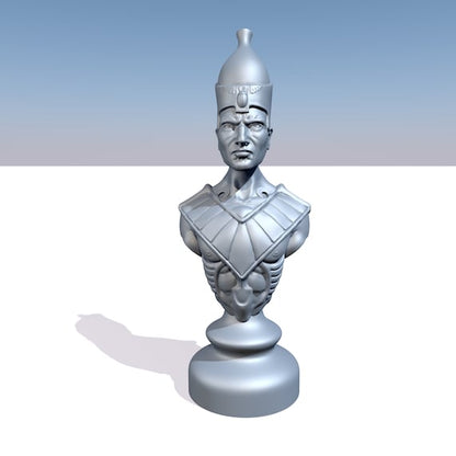 Egyptian Chess  Living vs Undead, Chess 3D Print Files, STL Files For Chess, Amazing Pieces And Board for Chess, Egyptian Chess 3D STL file