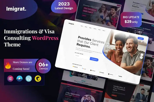 Imigrat - Immigration & Visa Consulting Wordpress Theme