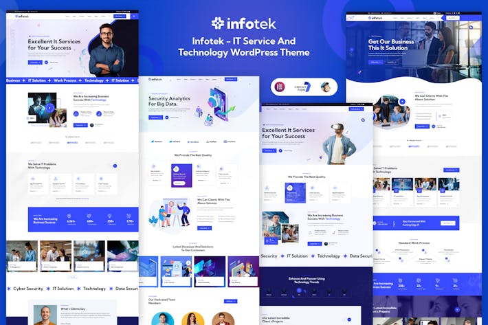 Infotek - IT Service And Technology WordPress Them