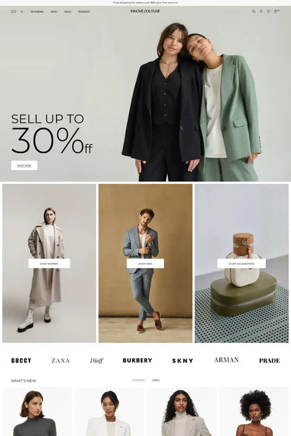 Innové Couture - Fashion Clothing Ecommerce Shop