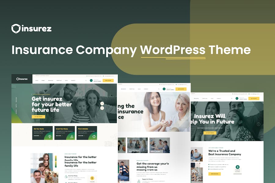 Insurez - Insurance Company WordPress Theme