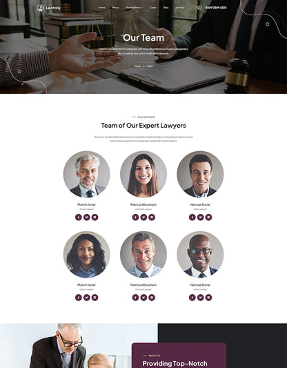 Lawfinity | Law and Attorney WordPress Theme