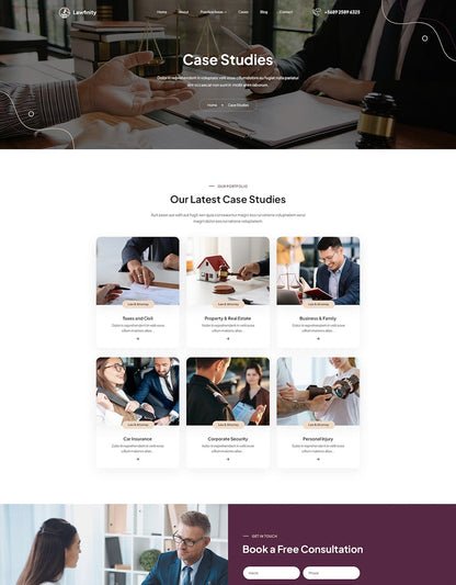 Lawfinity | Law and Attorney WordPress Theme