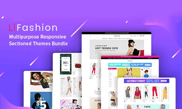 LiFashion / Fashion Shopify Theme – Mobile Optimized Sections Builder