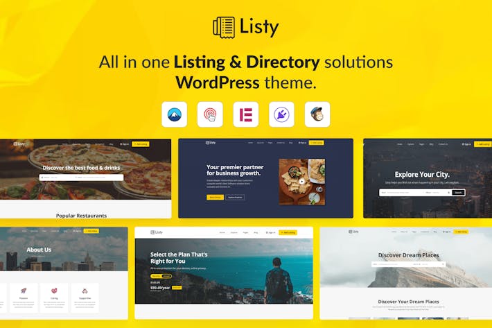 Listy - Listing & Directory WordPress Theme