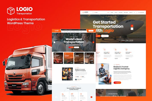 Logio - Logistics & Transport Elementor WordPress