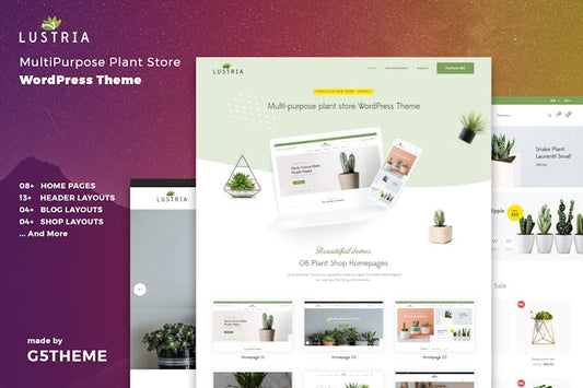 Lustria - MultiPurpose Plant Store WordPress Theme