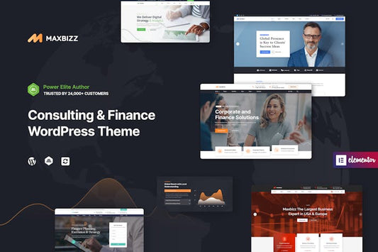 Maxbizz - Consulting & Financial Elementor WP