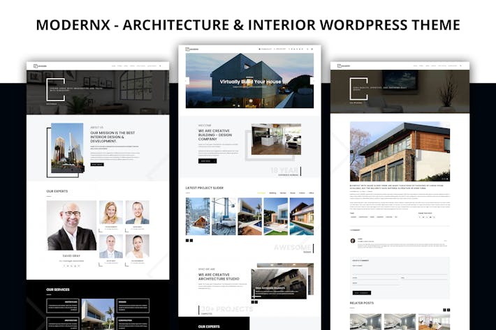 Modernx - Architecture & Interior WordPress Theme