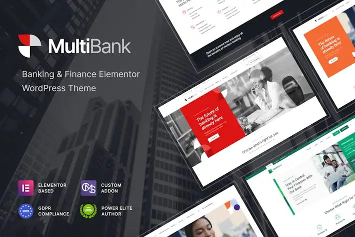 Multibank - Business and Finance WordPress Theme