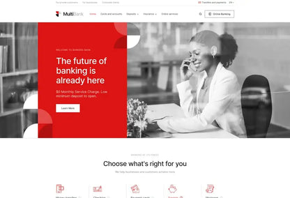 Multibank - Business and Finance WordPress Theme
