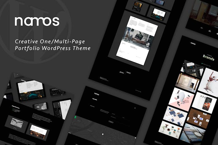 Namos - Creative One/Multi-Page Portfolio WordPres