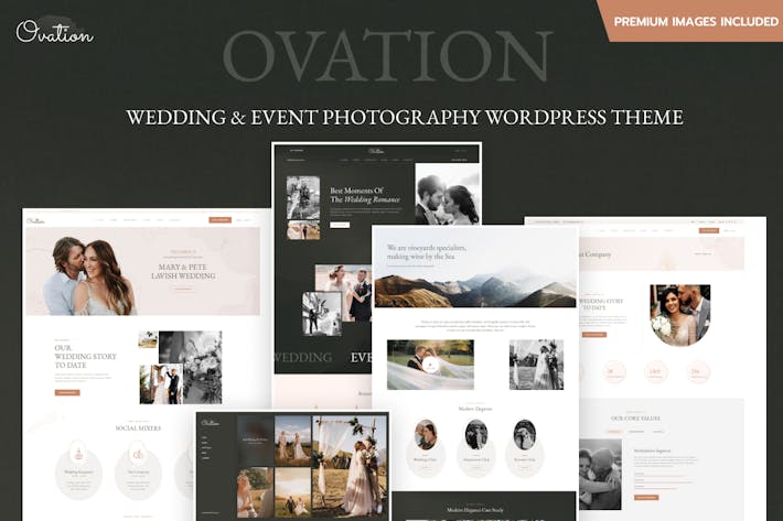 Ovation - Wedding & Event Photography WordPress Th