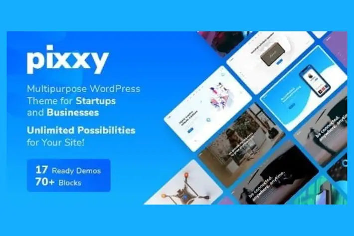 Pixxy - Landing Page WordPress Theme