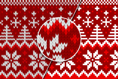 Knitted Effect Ugly Christmas Sweater - Photoshop Action