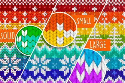 Knitted Effect Ugly Christmas Sweater - Photoshop Action