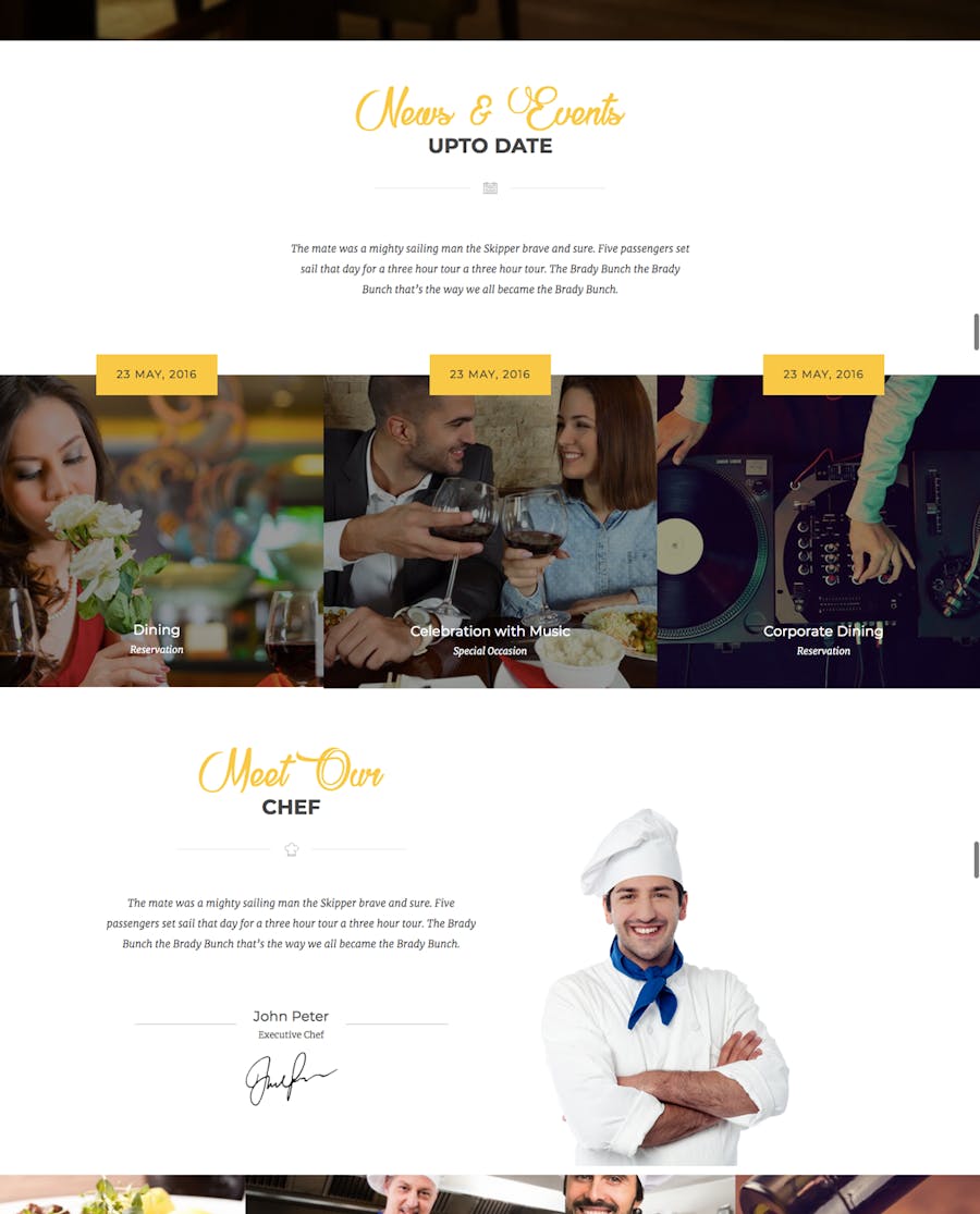 Rozario - Restaurant & Food WordPress Theme