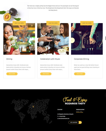 Rozario - Restaurant & Food WordPress Theme