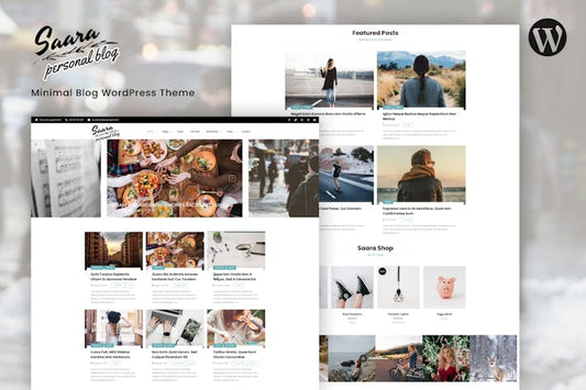 Saara - Minimal Blog WordPress Theme