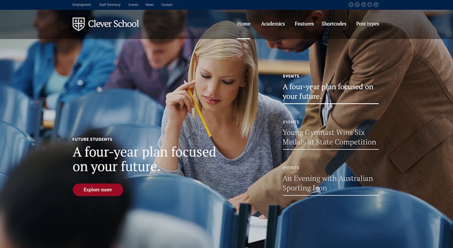 Schule - School & Education WordPress Theme 