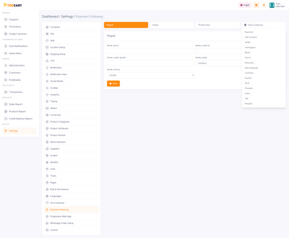 TODCART - PWA eCommerce CMS with POS & WhatsApp Ordering | Inventory Management