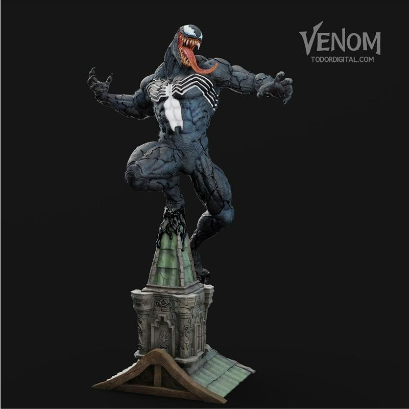 Venom Tower - 3D Print File - Venom 3D Print