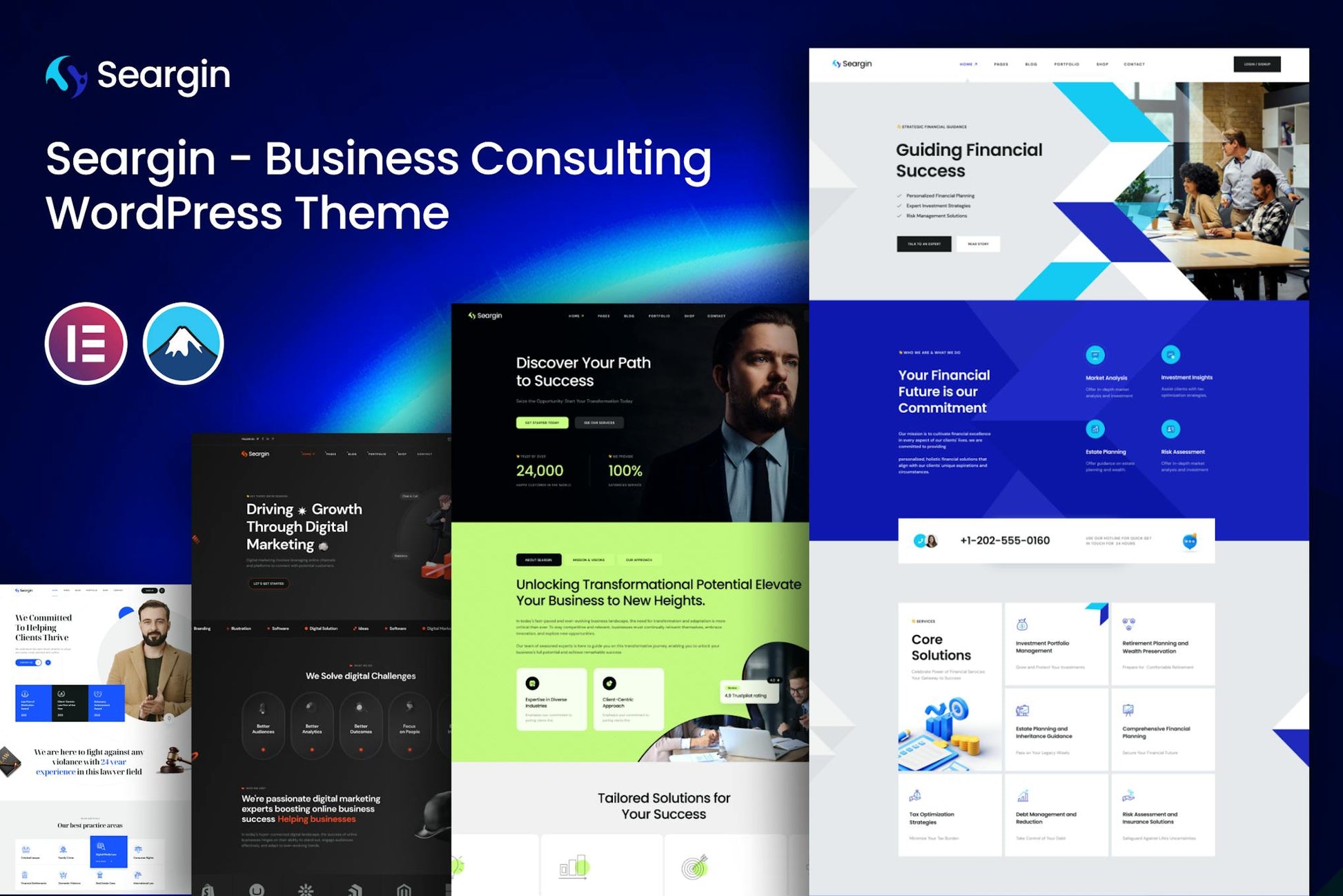 Seargin - Business Consulting WordPress Theme