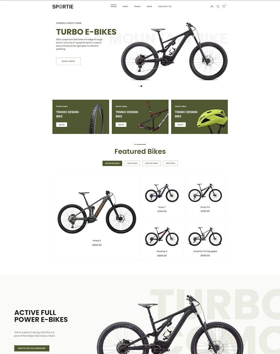 Sportie - Sport WooCommerce Theme