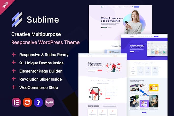 Sublime | Creative Multipurpose WordPress Theme