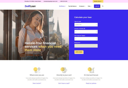 Swift Loan - Payday & Banking Finance Theme