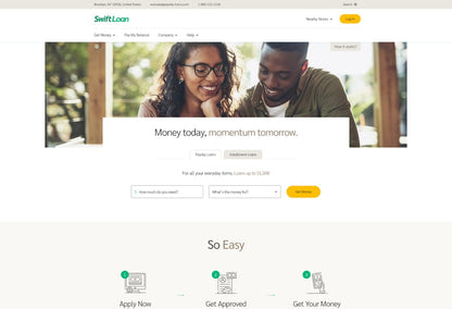 Swift Loan - Payday & Banking Finance Theme