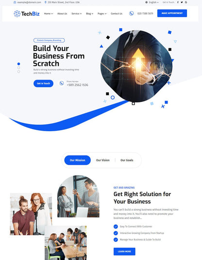 Techbiz - Multipurpose IT Solution Business Theme