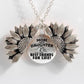 Sunflower Double-layer Lettering Necklace - TodorDigital