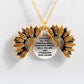 Sunflower Double-layer Lettering Necklace - TodorDigital