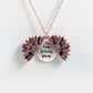 Sunflower Double-layer Lettering Necklace - TodorDigital