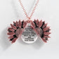 Sunflower Double-layer Lettering Necklace - TodorDigital