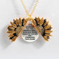 Sunflower Double-layer Lettering Necklace - TodorDigital