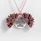 Sunflower Double-layer Lettering Necklace - TodorDigital