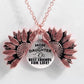 Sunflower Double-layer Lettering Necklace - TodorDigital