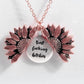 Sunflower Double-layer Lettering Necklace - TodorDigital