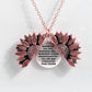 Sunflower Double-layer Lettering Necklace - TodorDigital