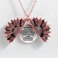 Sunflower Double-layer Lettering Necklace - TodorDigital