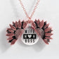 Sunflower Double-layer Lettering Necklace - TodorDigital