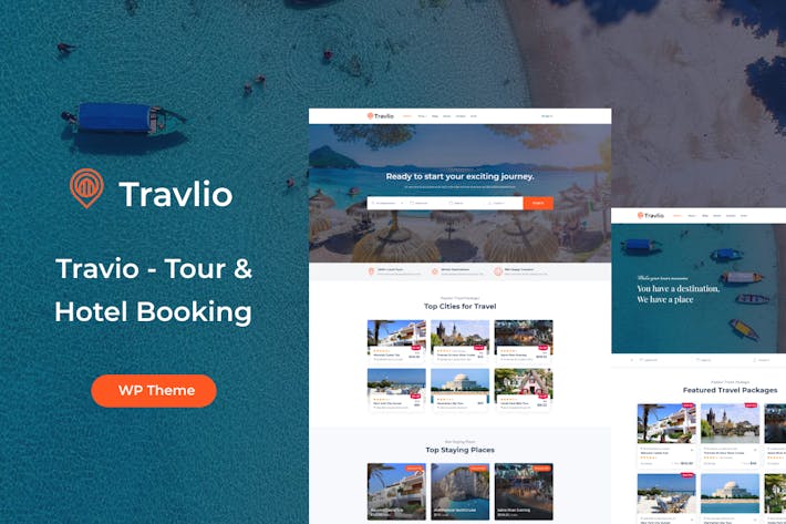 Travlio - Travel Booking WordPress Theme