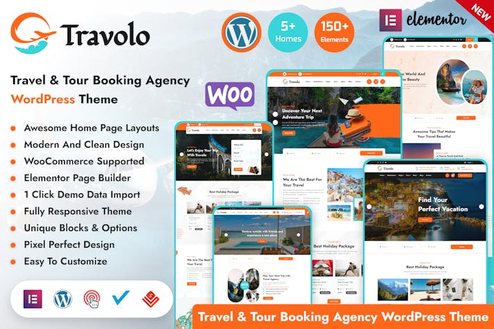 Travolo - Travel & Tour Booking WordPress Theme