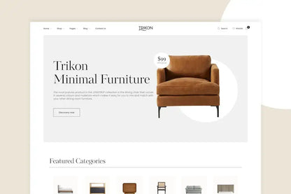 Trikon - Multipurpose Furniture WooCommerce Theme