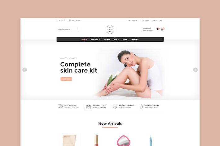 Vicky - Cosmetic WooCommerce WordPress Theme