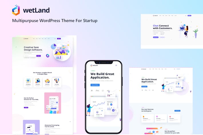 Wetland - MultiPurpose WordPress Theme for Startup